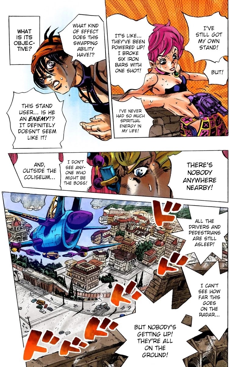 JoJo's Bizarre Adventure Part 5 - Vento Aureo (Official Colored) chapter 134 page 12