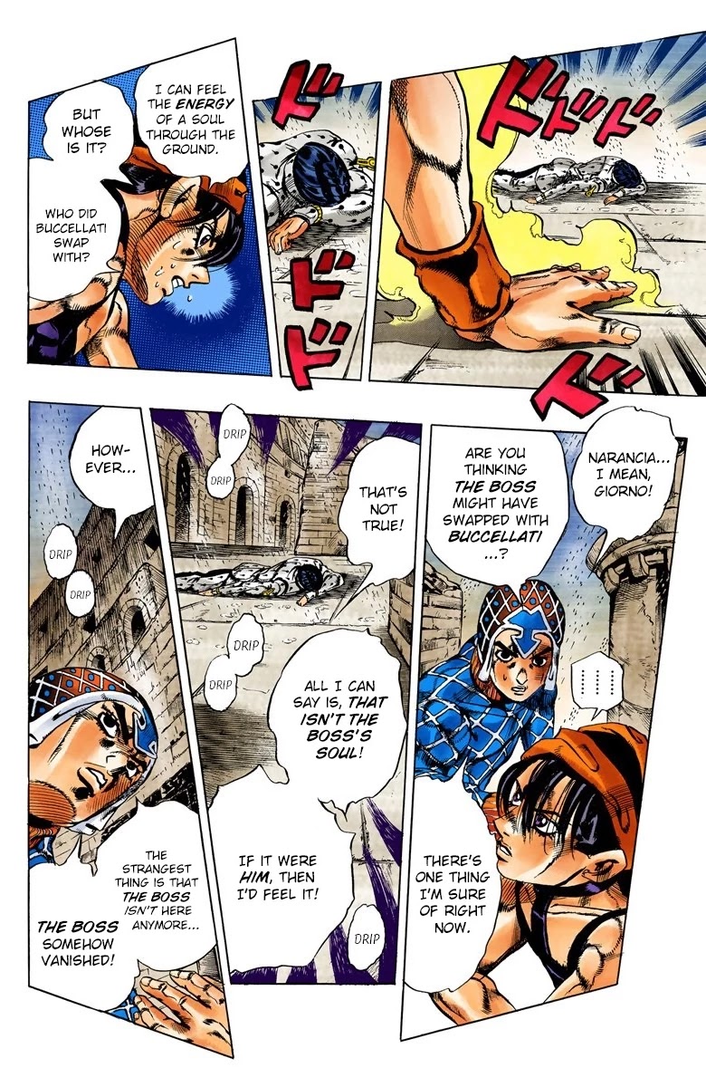 JoJo's Bizarre Adventure Part 5 - Vento Aureo (Official Colored) chapter 134 page 13