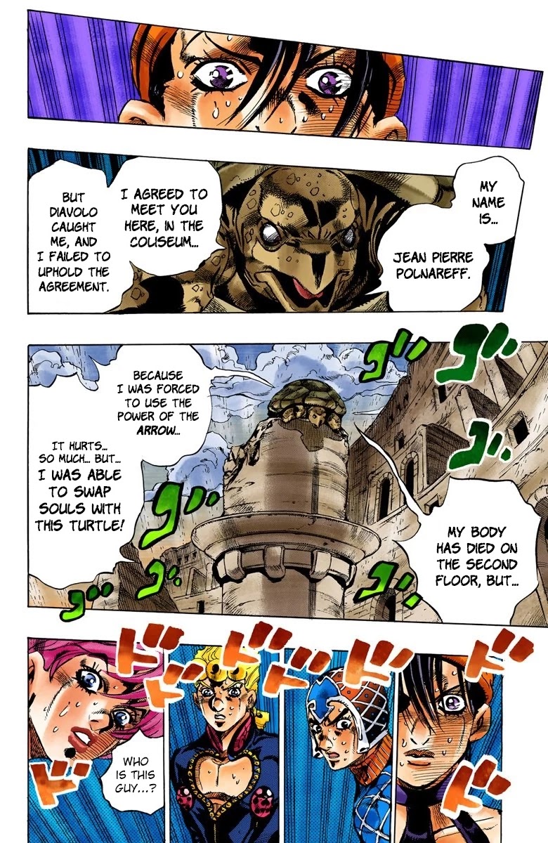 JoJo's Bizarre Adventure Part 5 - Vento Aureo (Official Colored) chapter 134 page 17