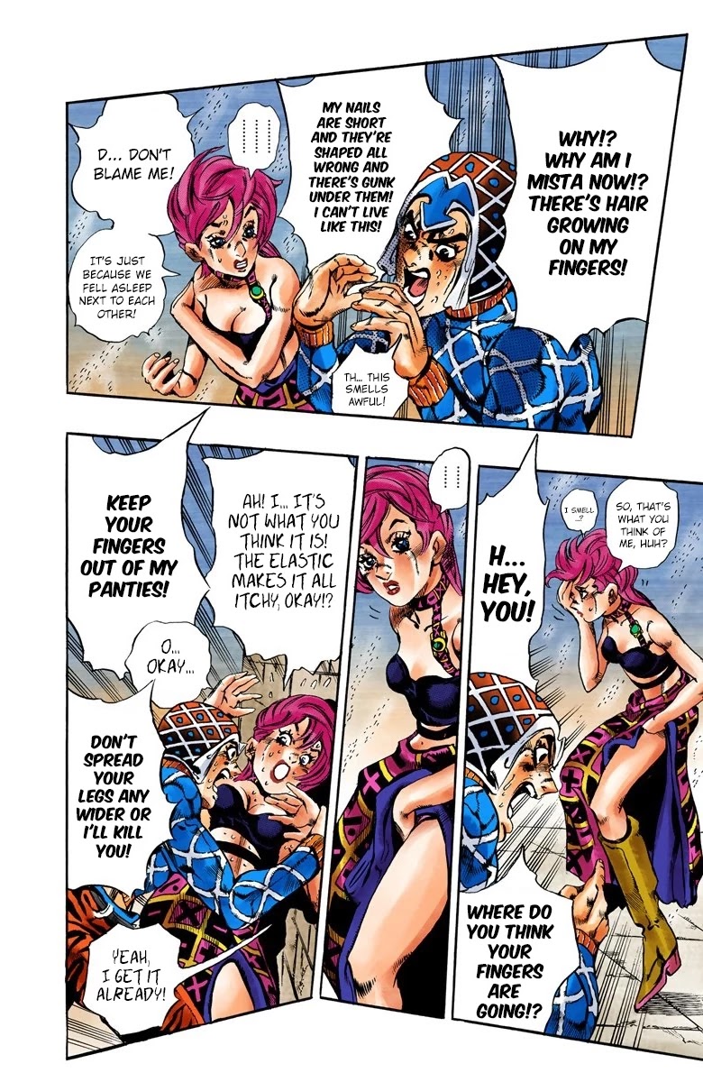 JoJo's Bizarre Adventure Part 5 - Vento Aureo (Official Colored) chapter 134 page 4