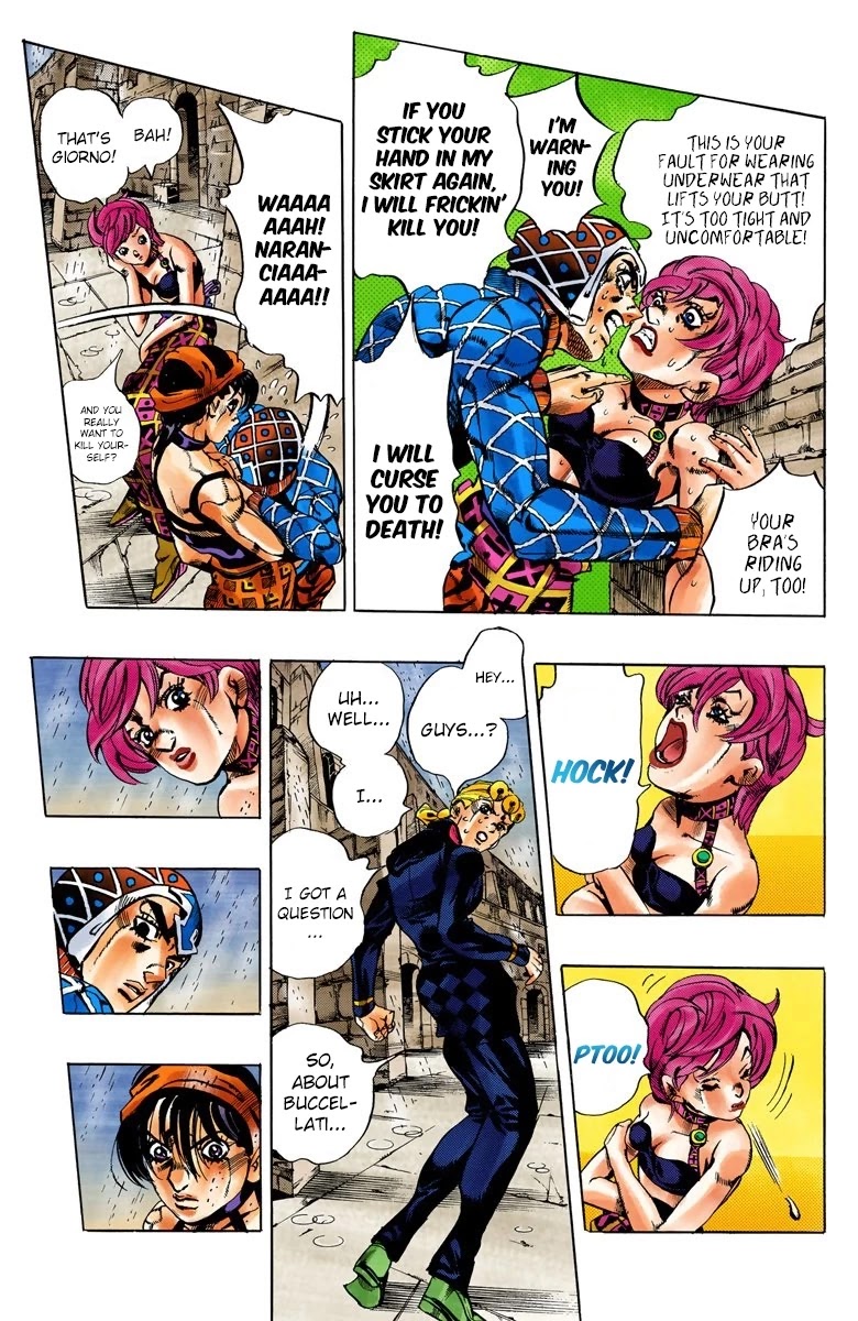 JoJo's Bizarre Adventure Part 5 - Vento Aureo (Official Colored) chapter 134 page 5