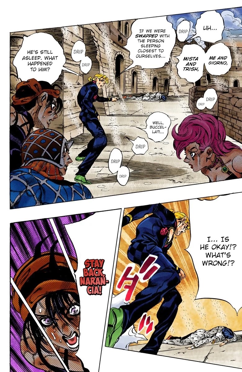 JoJo's Bizarre Adventure Part 5 - Vento Aureo (Official Colored) chapter 134 page 6