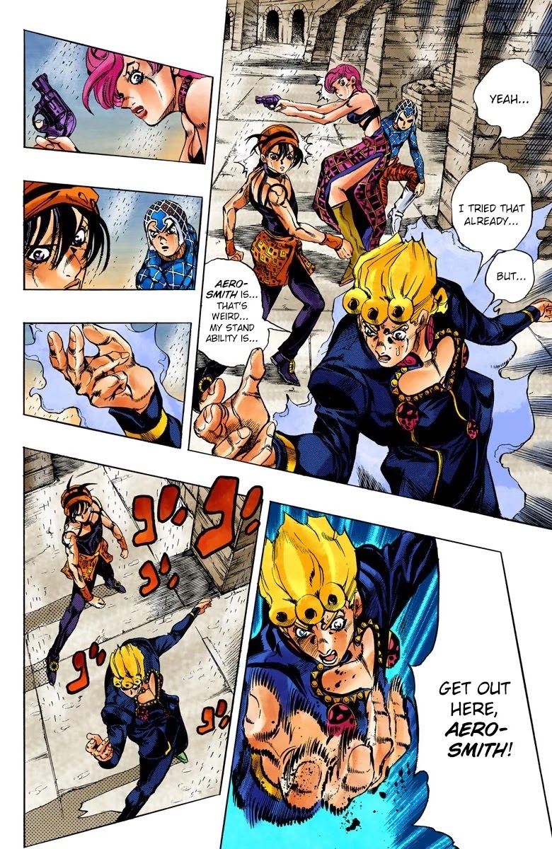 JoJo's Bizarre Adventure Part 5 - Vento Aureo (Official Colored) chapter 134 page 8