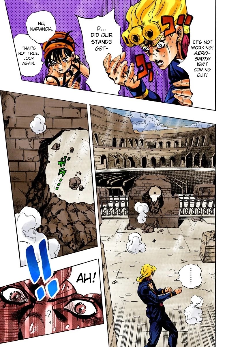 JoJo's Bizarre Adventure Part 5 - Vento Aureo (Official Colored) chapter 134 page 9