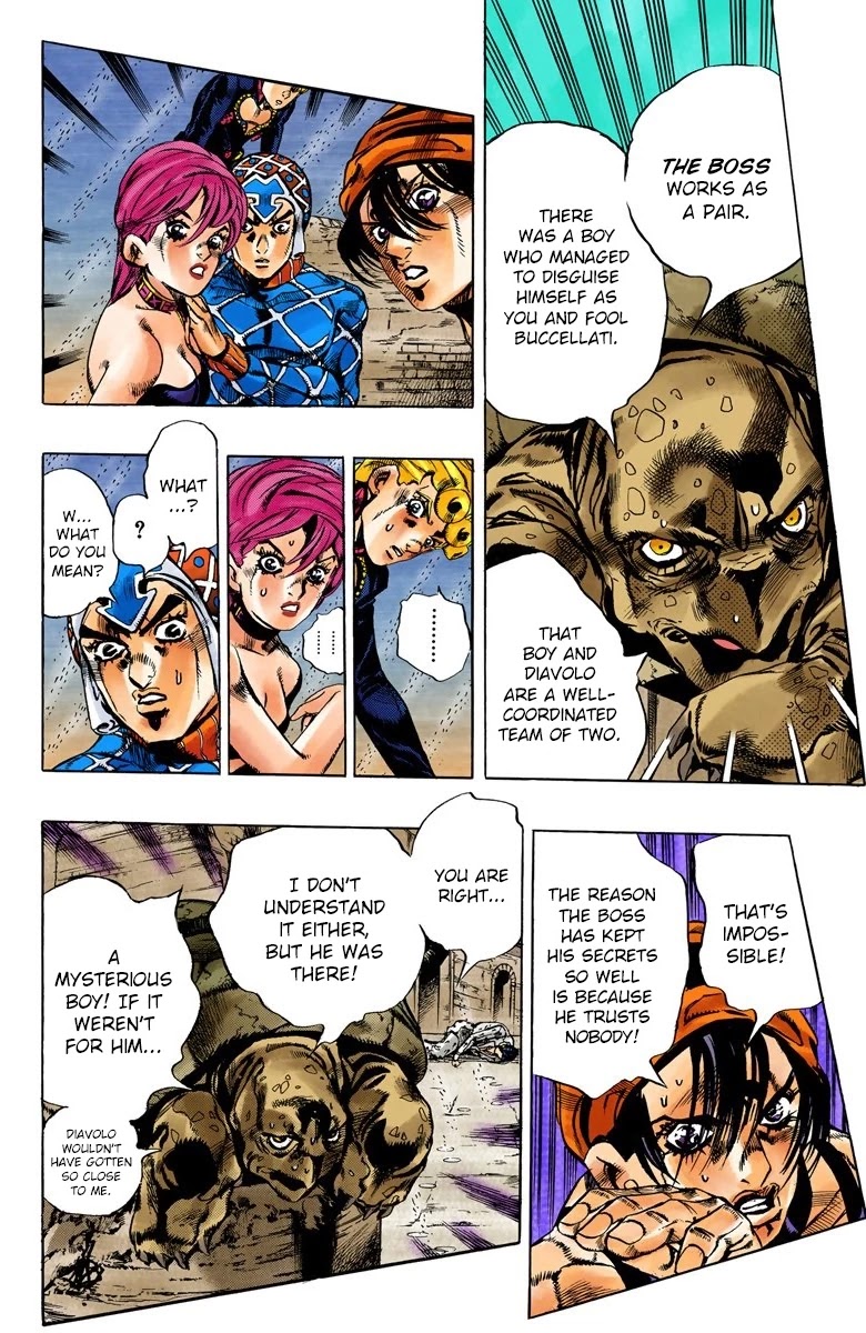 JoJo's Bizarre Adventure Part 5 - Vento Aureo (Official Colored) chapter 135 page 10