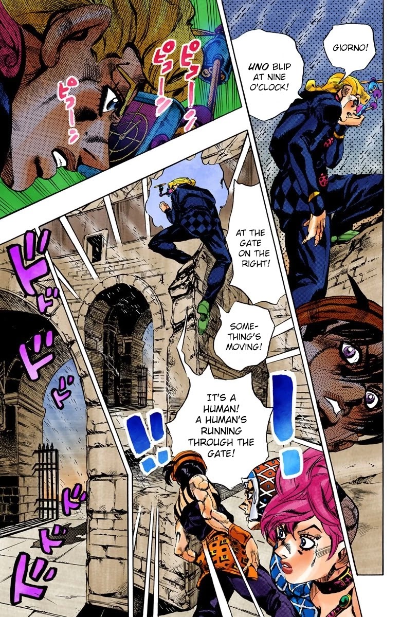 JoJo's Bizarre Adventure Part 5 - Vento Aureo (Official Colored) chapter 135 page 11