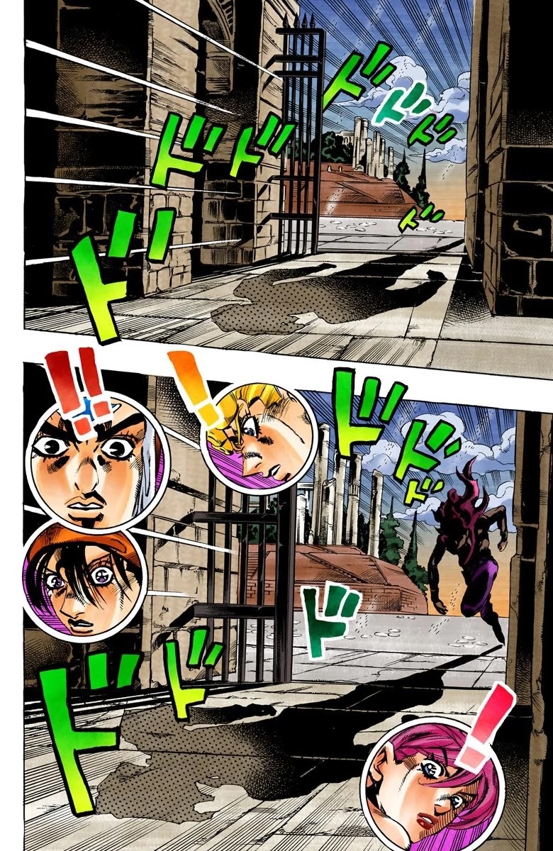 JoJo's Bizarre Adventure Part 5 - Vento Aureo (Official Colored) chapter 135 page 12