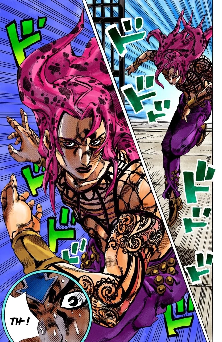 JoJo's Bizarre Adventure Part 5 - Vento Aureo (Official Colored) chapter 135 page 13