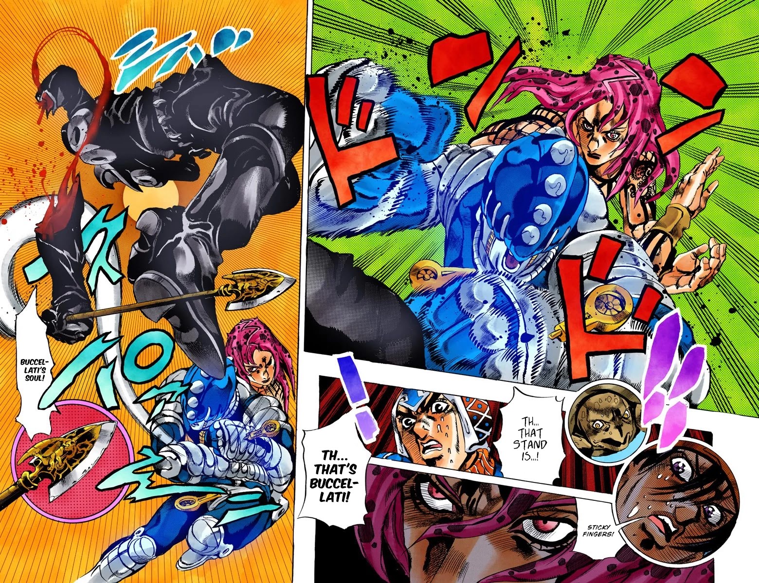 JoJo's Bizarre Adventure Part 5 - Vento Aureo (Official Colored) chapter 135 page 18