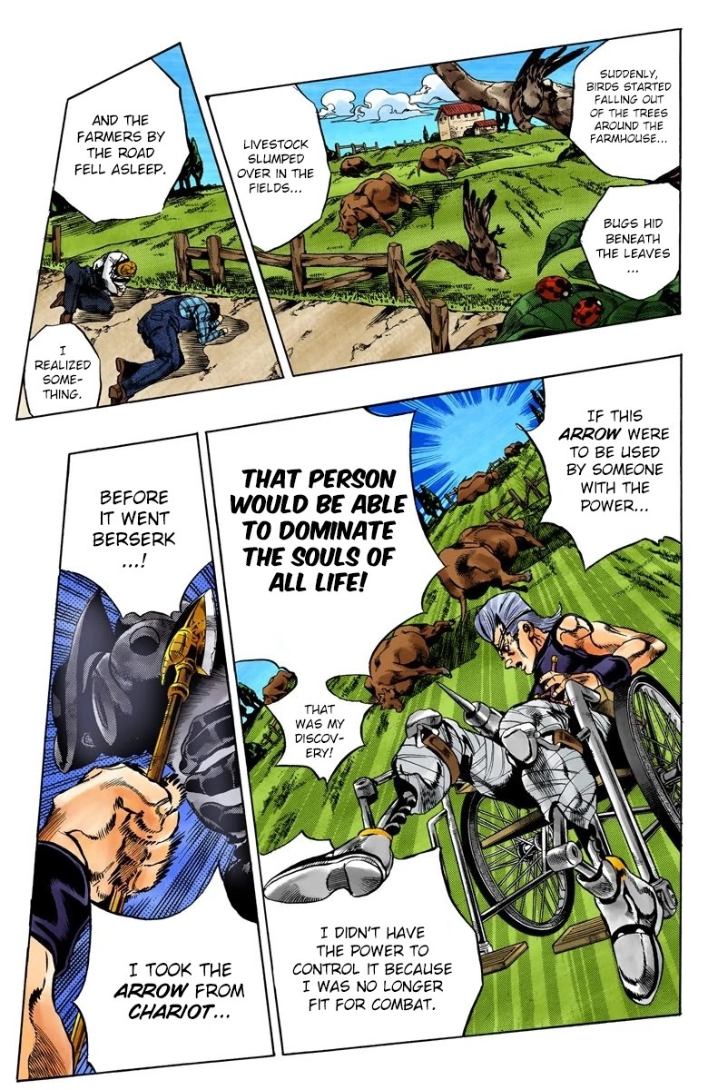 JoJo's Bizarre Adventure Part 5 - Vento Aureo (Official Colored) chapter 135 page 7