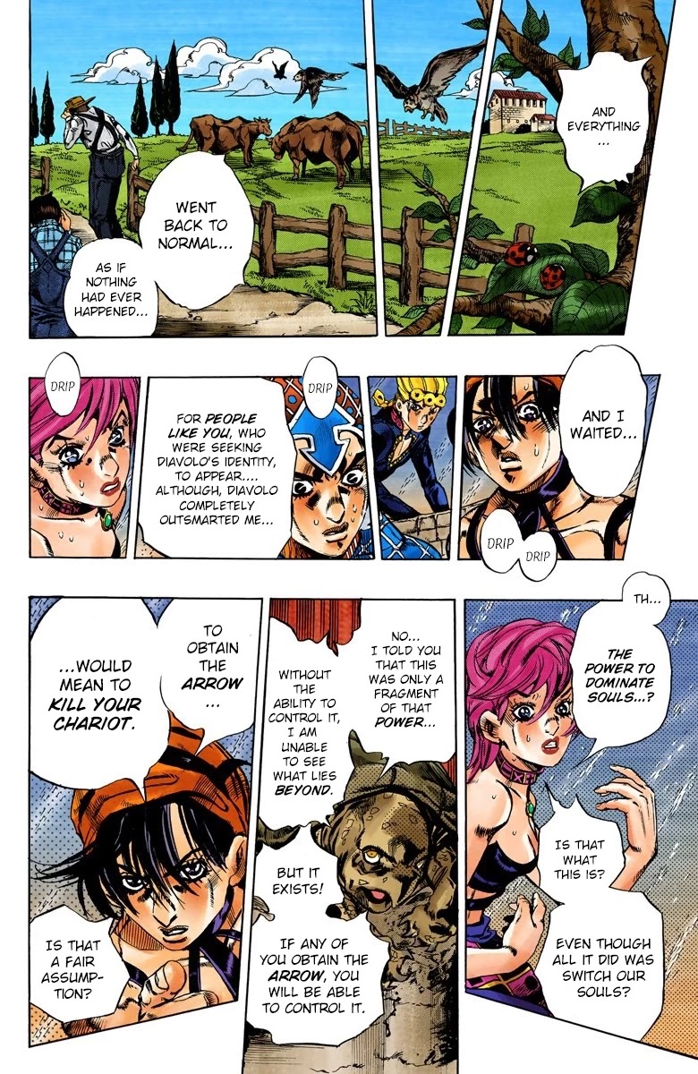 JoJo's Bizarre Adventure Part 5 - Vento Aureo (Official Colored) chapter 135 page 8