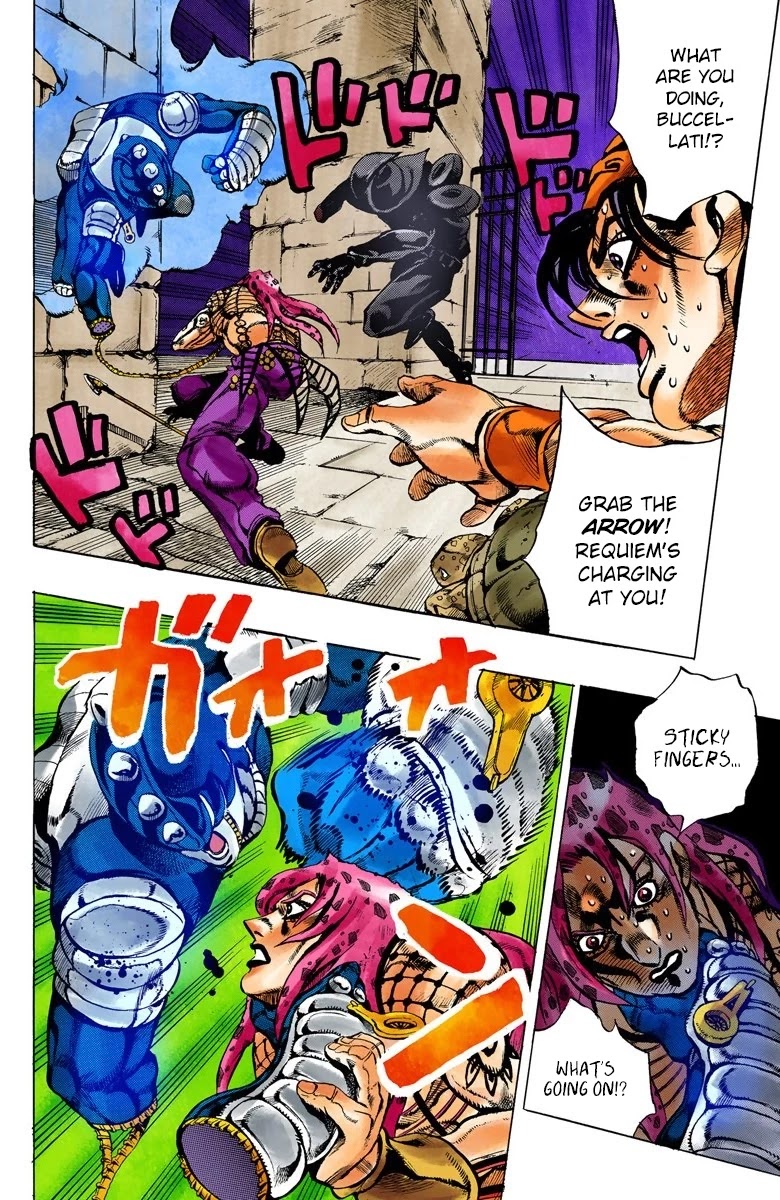 JoJo's Bizarre Adventure Part 5 - Vento Aureo (Official Colored) chapter 136 page 10