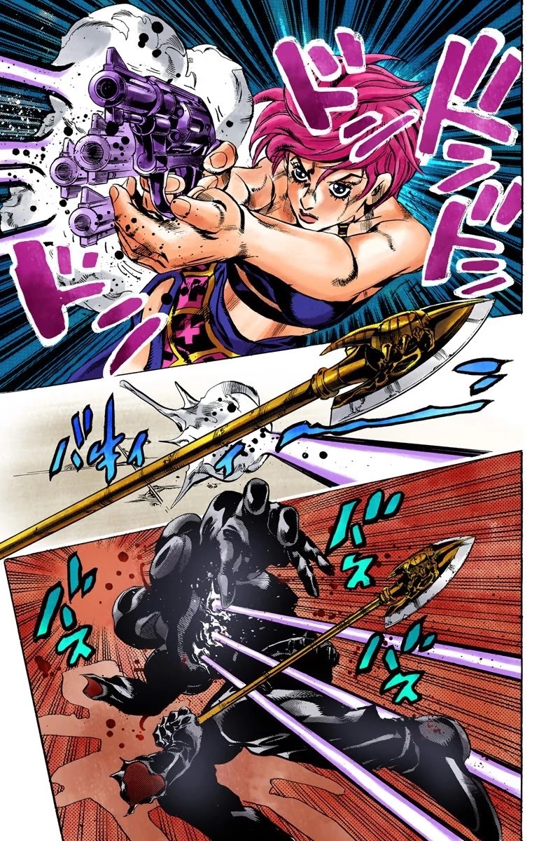 JoJo's Bizarre Adventure Part 5 - Vento Aureo (Official Colored) chapter 136 page 11