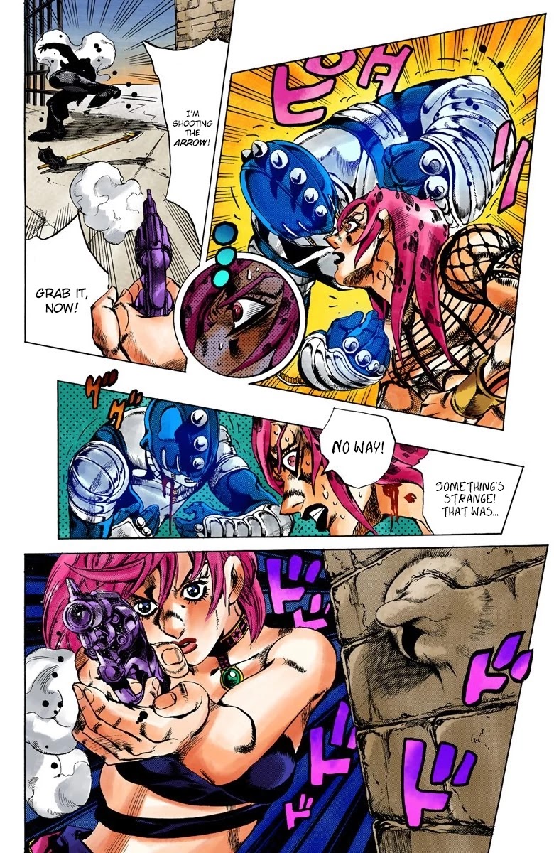 JoJo's Bizarre Adventure Part 5 - Vento Aureo (Official Colored) chapter 136 page 12