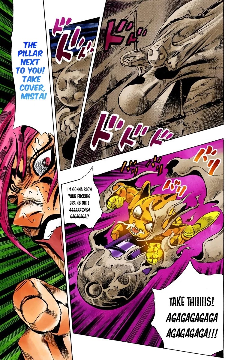 JoJo's Bizarre Adventure Part 5 - Vento Aureo (Official Colored) chapter 136 page 13