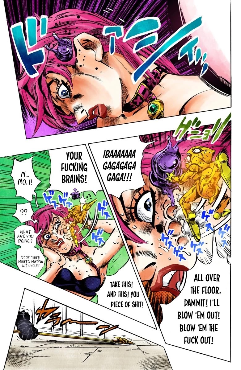 JoJo's Bizarre Adventure Part 5 - Vento Aureo (Official Colored) chapter 136 page 15