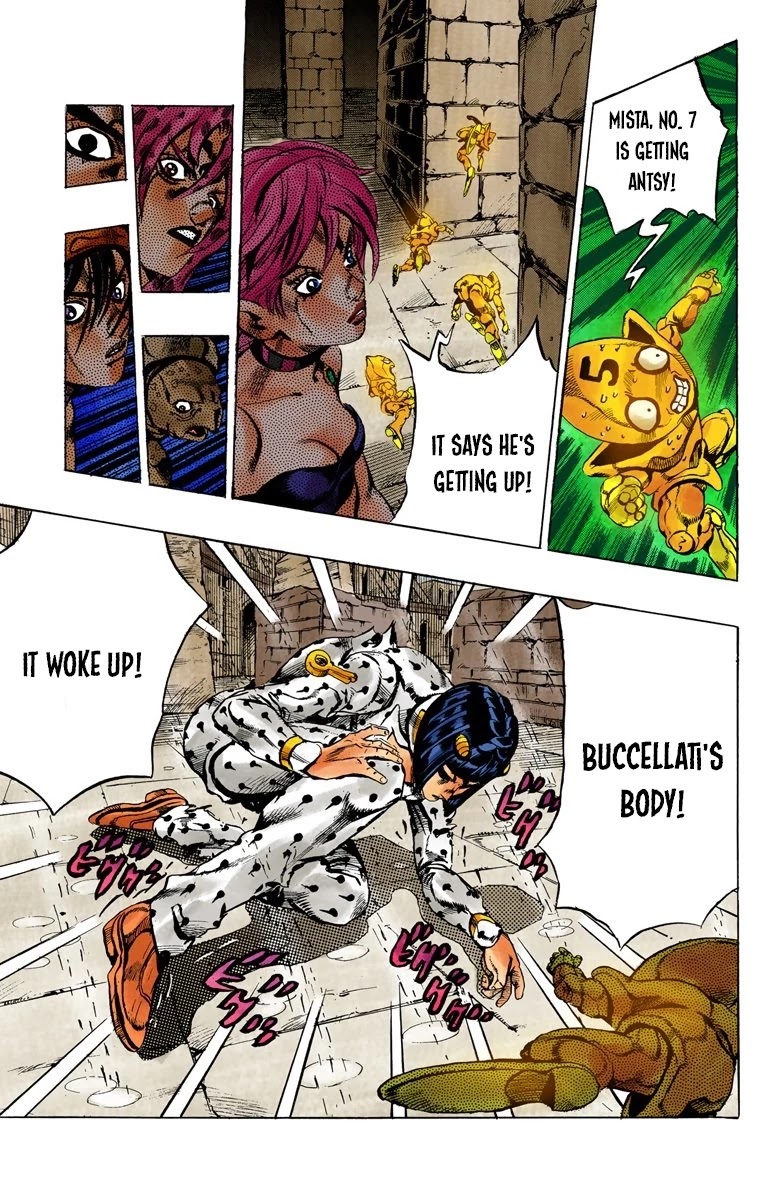 JoJo's Bizarre Adventure Part 5 - Vento Aureo (Official Colored) chapter 136 page 19