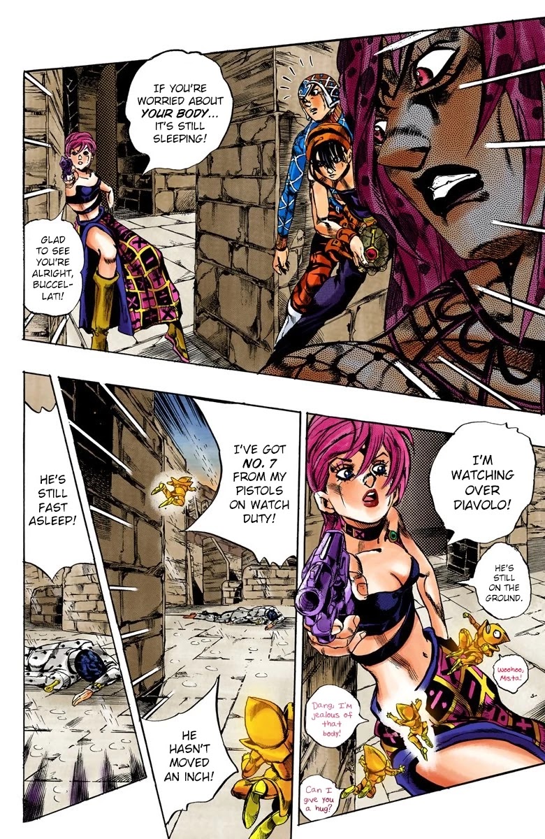 JoJo's Bizarre Adventure Part 5 - Vento Aureo (Official Colored) chapter 136 page 4