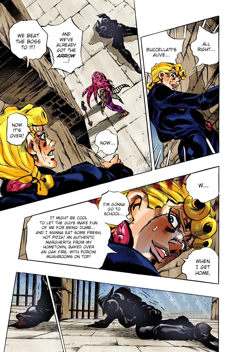 JoJo's Bizarre Adventure Part 5 - Vento Aureo (Official Colored) chapter 136 page 5