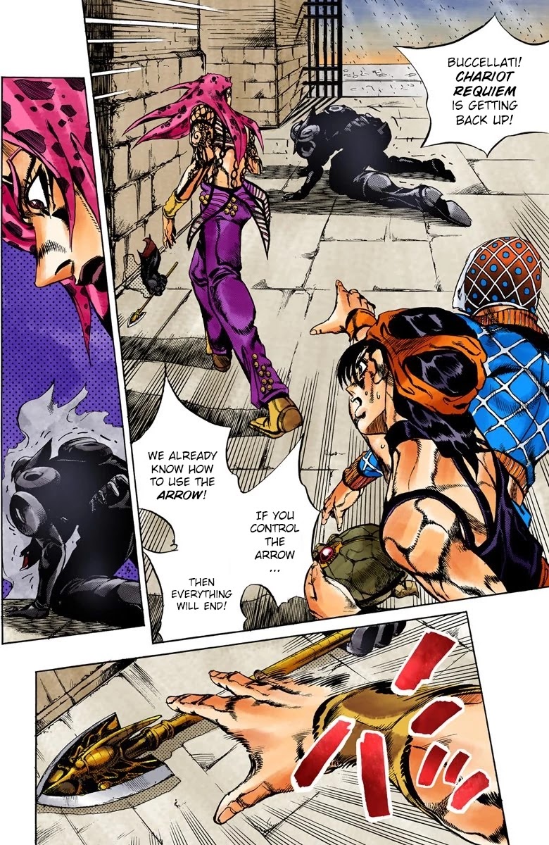 JoJo's Bizarre Adventure Part 5 - Vento Aureo (Official Colored) chapter 136 page 6