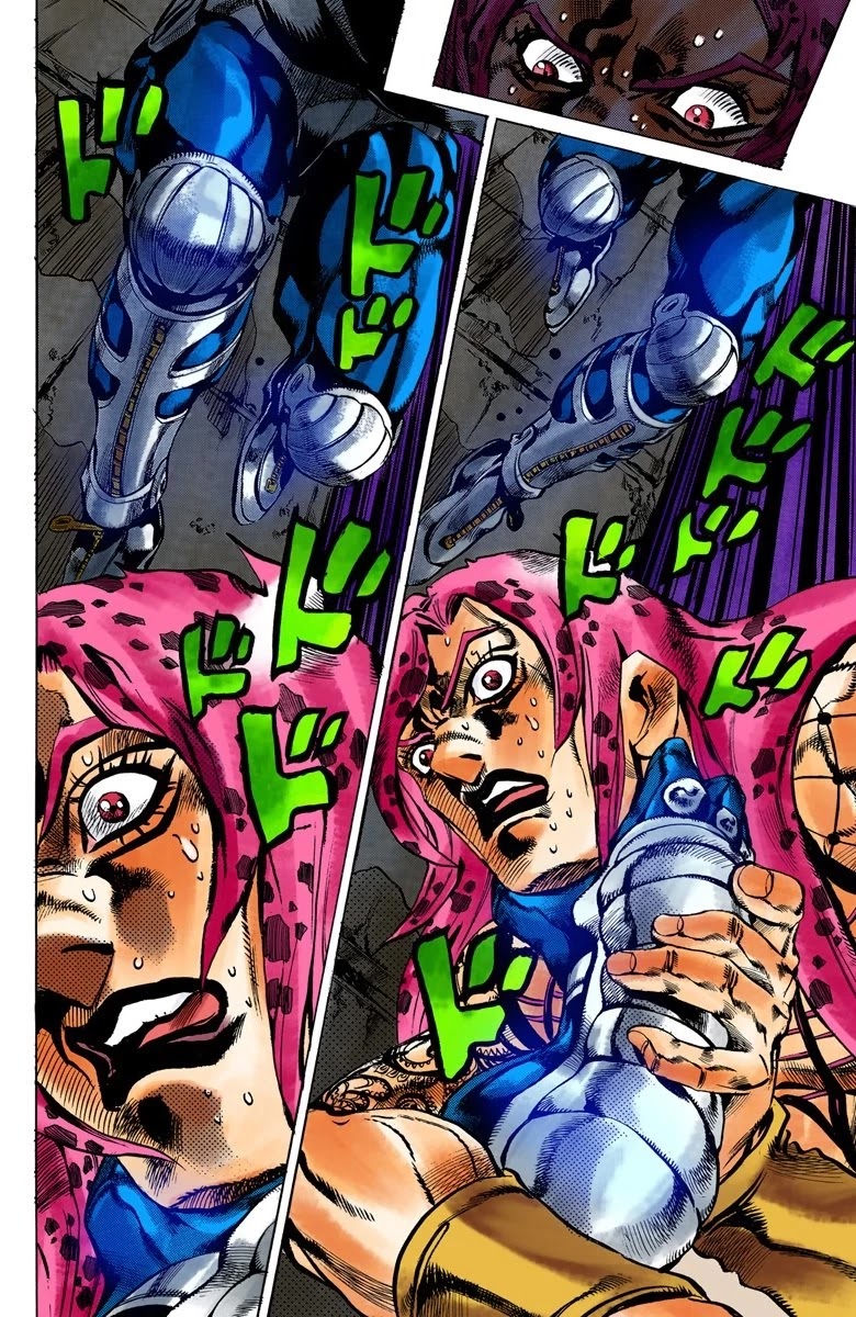 JoJo's Bizarre Adventure Part 5 - Vento Aureo (Official Colored) chapter 136 page 8