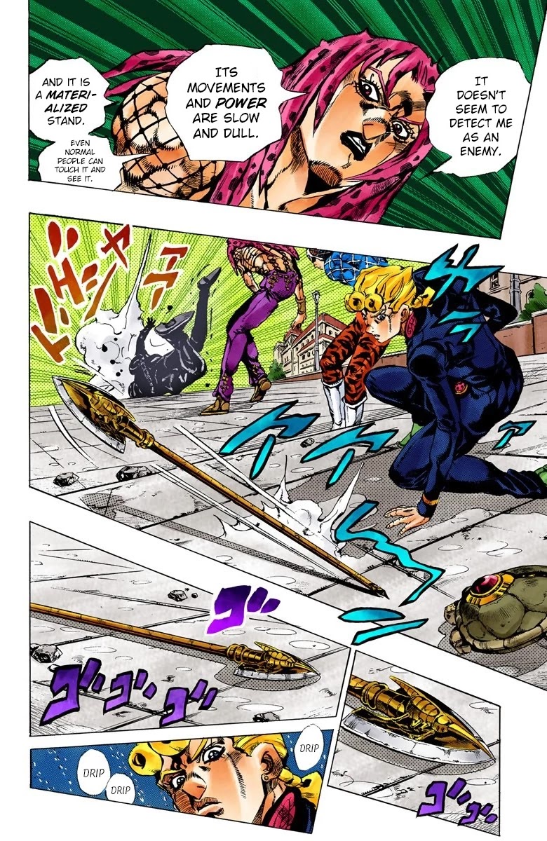 JoJo's Bizarre Adventure Part 5 - Vento Aureo (Official Colored) chapter 139 page 11