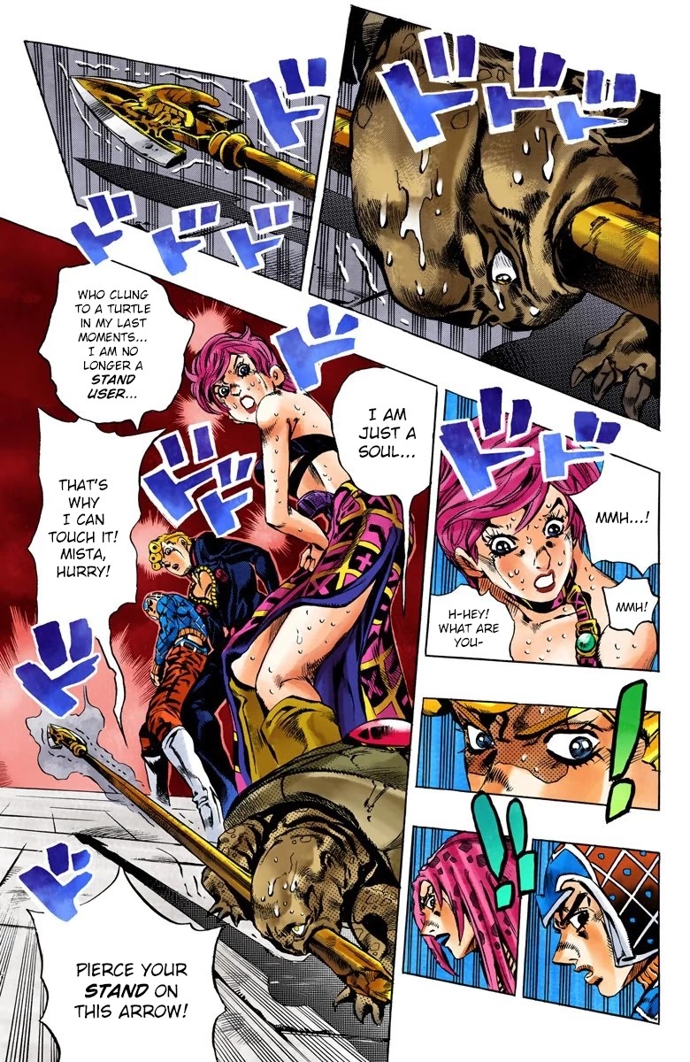 JoJo's Bizarre Adventure Part 5 - Vento Aureo (Official Colored) chapter 139 page 16