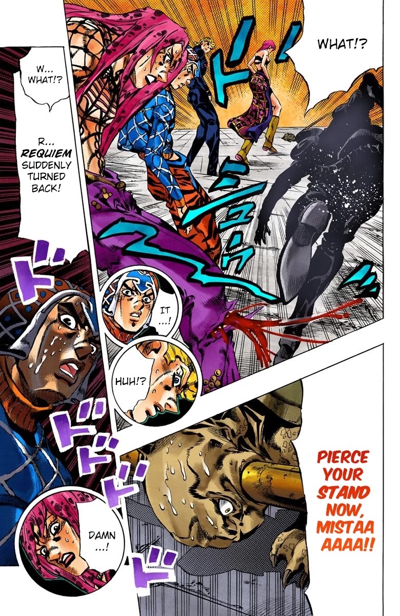 JoJo's Bizarre Adventure Part 5 - Vento Aureo (Official Colored) chapter 139 page 18