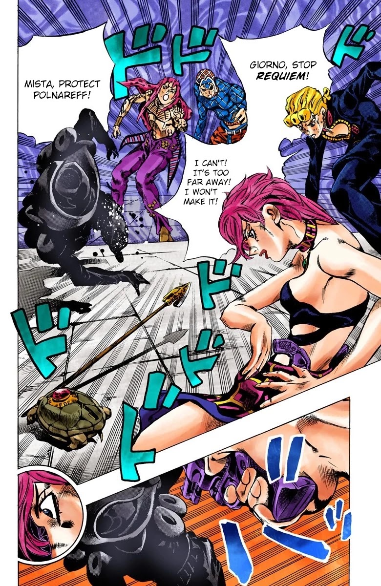 JoJo's Bizarre Adventure Part 5 - Vento Aureo (Official Colored) chapter 139 page 19