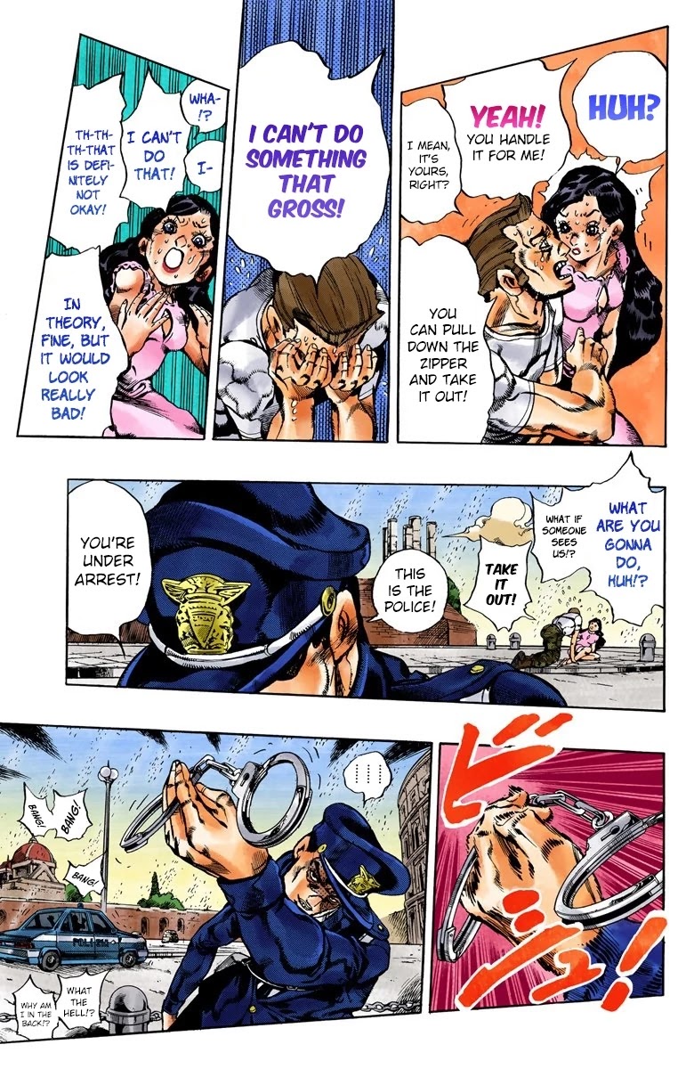 JoJo's Bizarre Adventure Part 5 - Vento Aureo (Official Colored) chapter 139 page 4