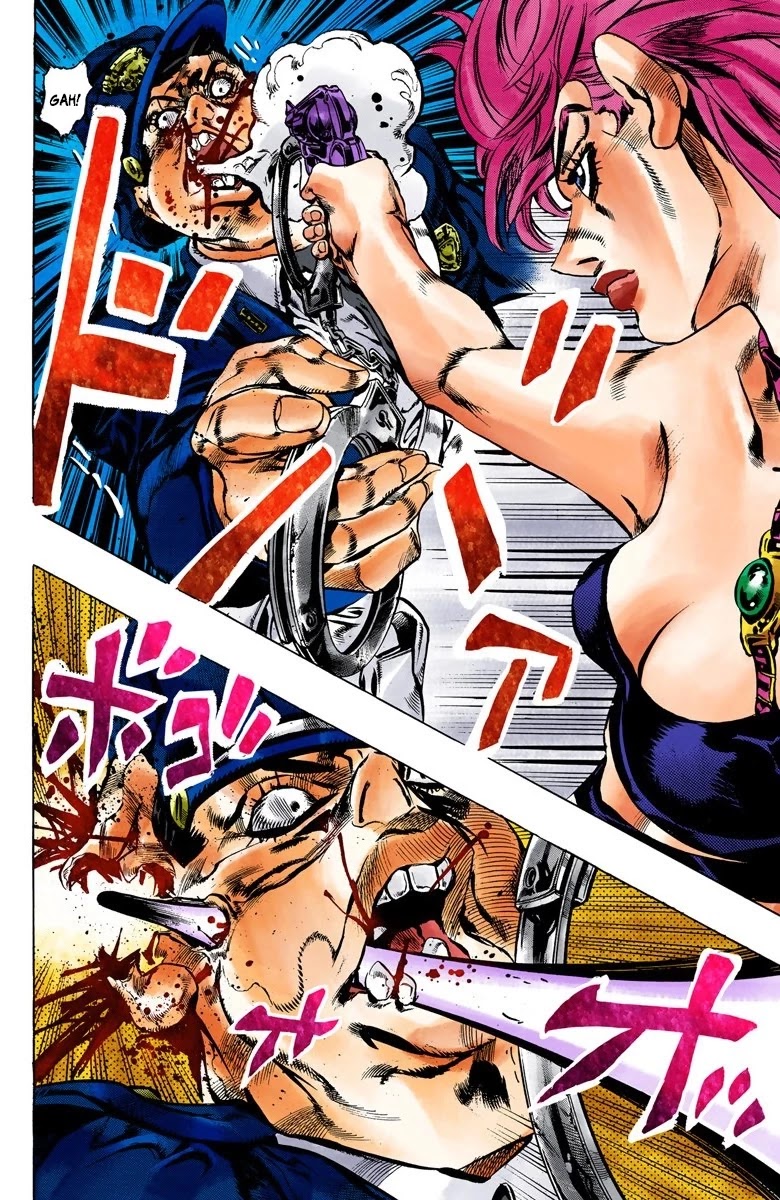 JoJo's Bizarre Adventure Part 5 - Vento Aureo (Official Colored) chapter 139 page 7