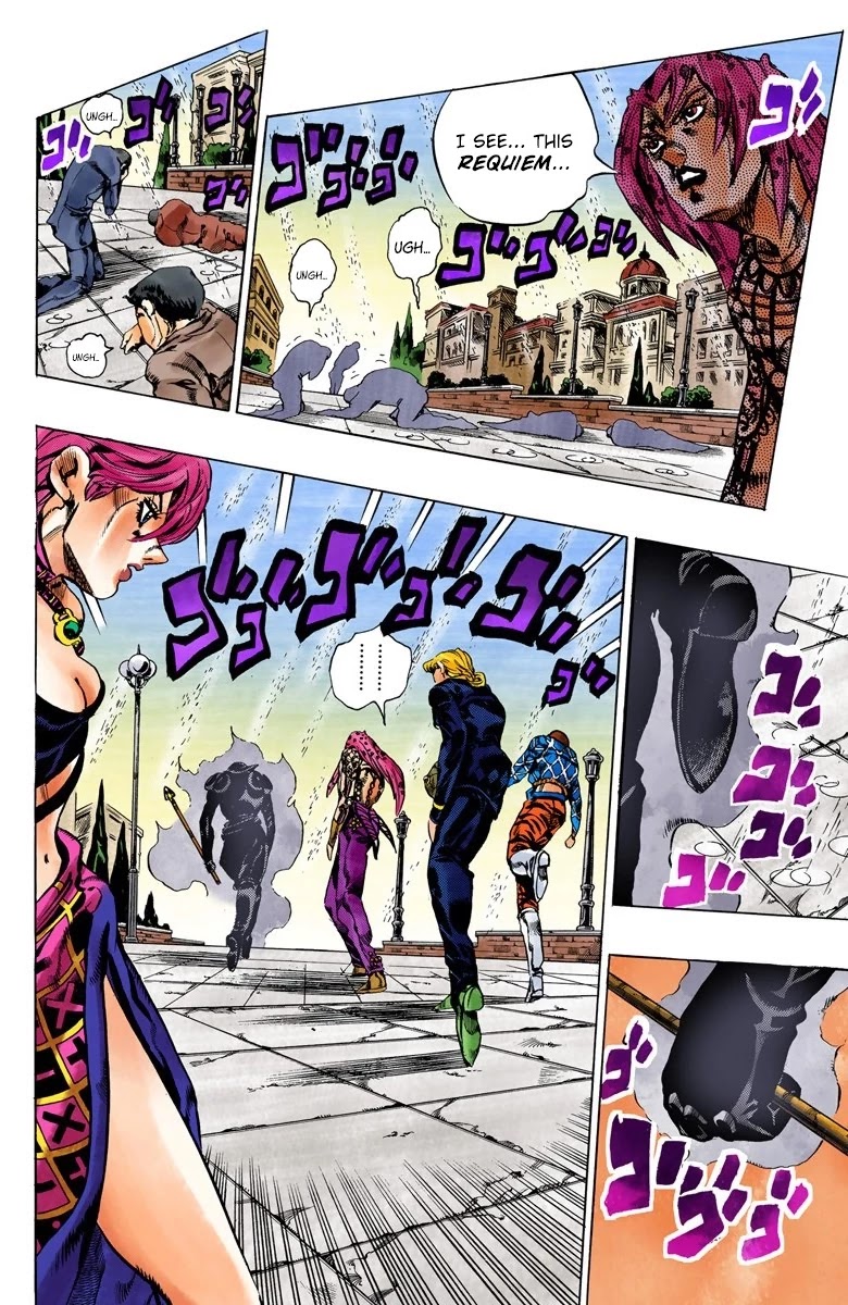 JoJo's Bizarre Adventure Part 5 - Vento Aureo (Official Colored) chapter 139 page 9