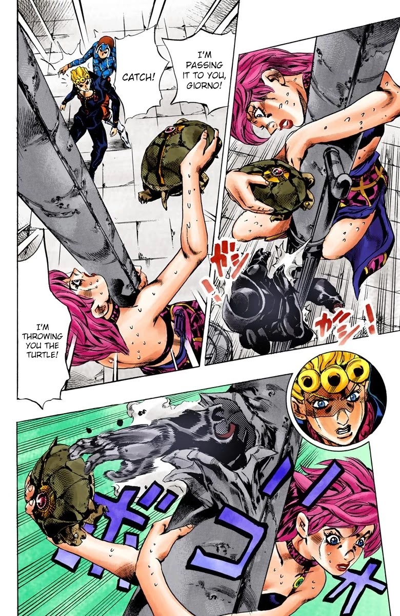 JoJo's Bizarre Adventure Part 5 - Vento Aureo (Official Colored) chapter 140 page 10