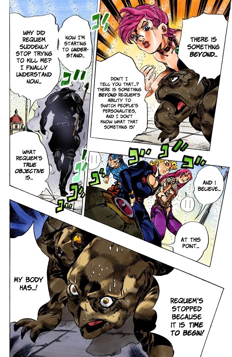 JoJo's Bizarre Adventure Part 5 - Vento Aureo (Official Colored) chapter 140 page 14