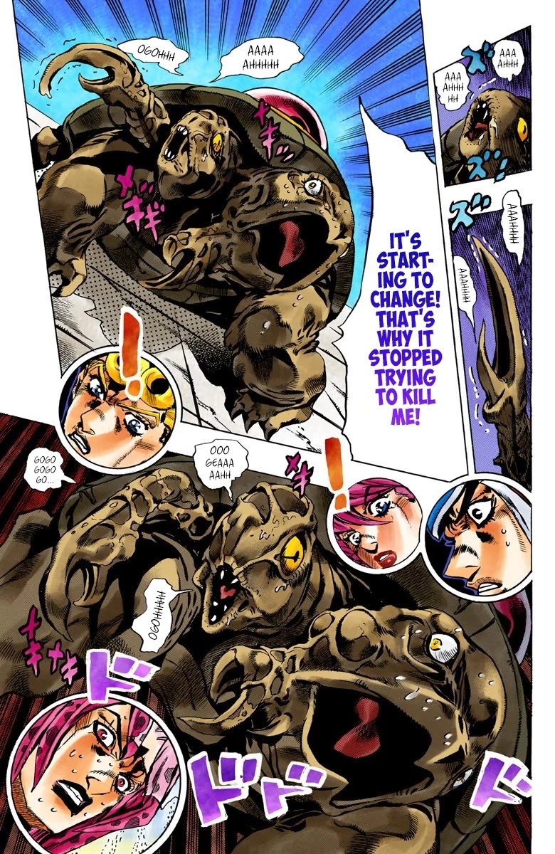 JoJo's Bizarre Adventure Part 5 - Vento Aureo (Official Colored) chapter 140 page 15