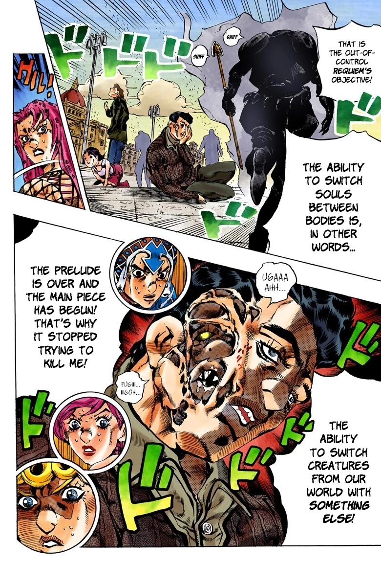 JoJo's Bizarre Adventure Part 5 - Vento Aureo (Official Colored) chapter 140 page 16