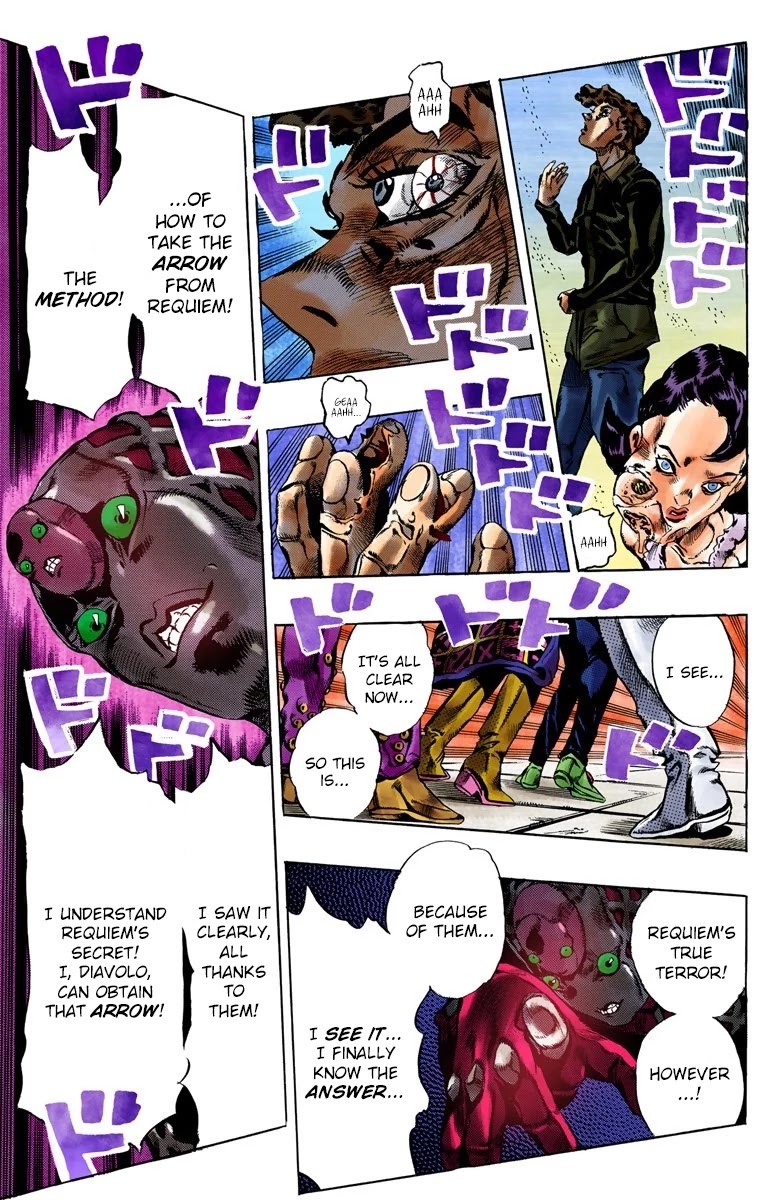 JoJo's Bizarre Adventure Part 5 - Vento Aureo (Official Colored) chapter 140 page 17