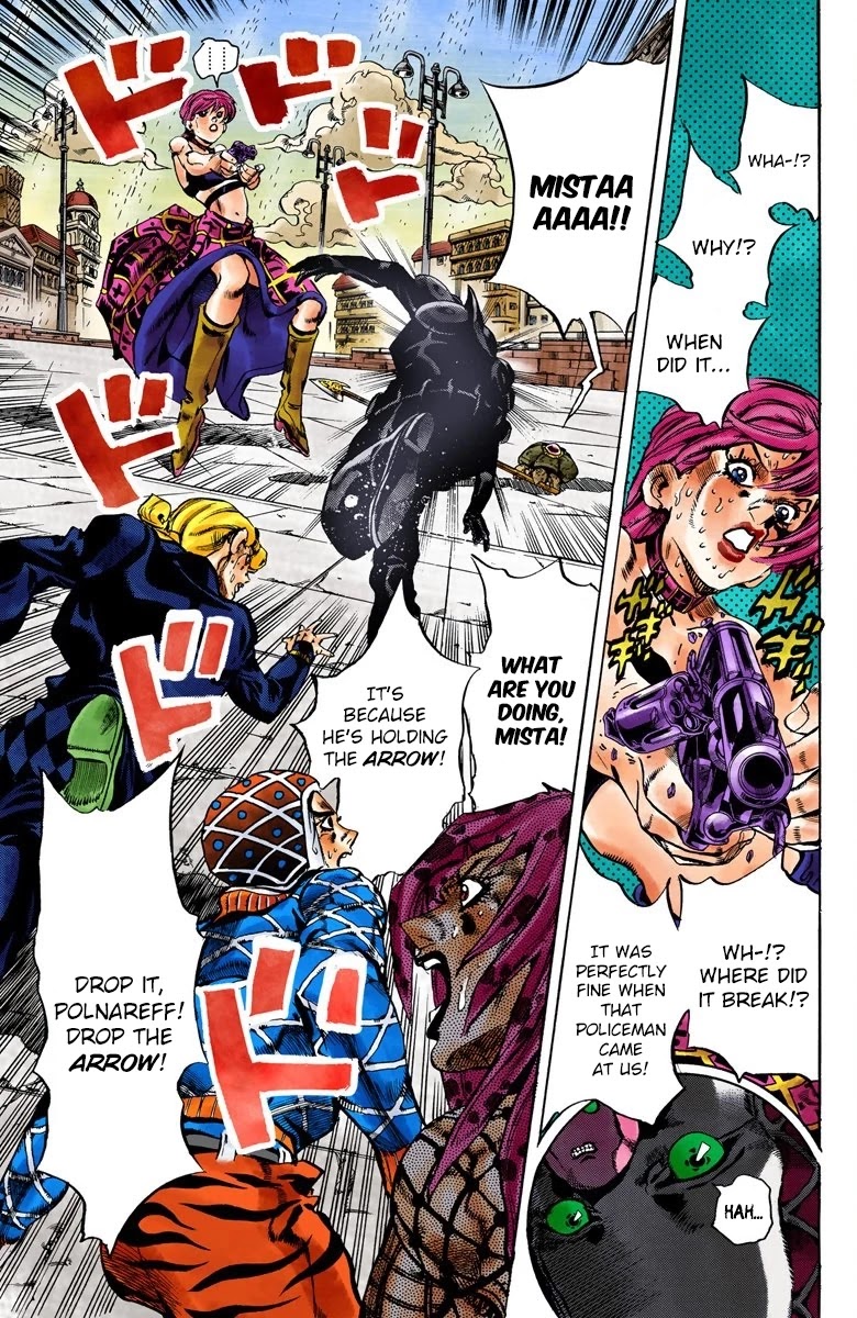 JoJo's Bizarre Adventure Part 5 - Vento Aureo (Official Colored) chapter 140 page 2