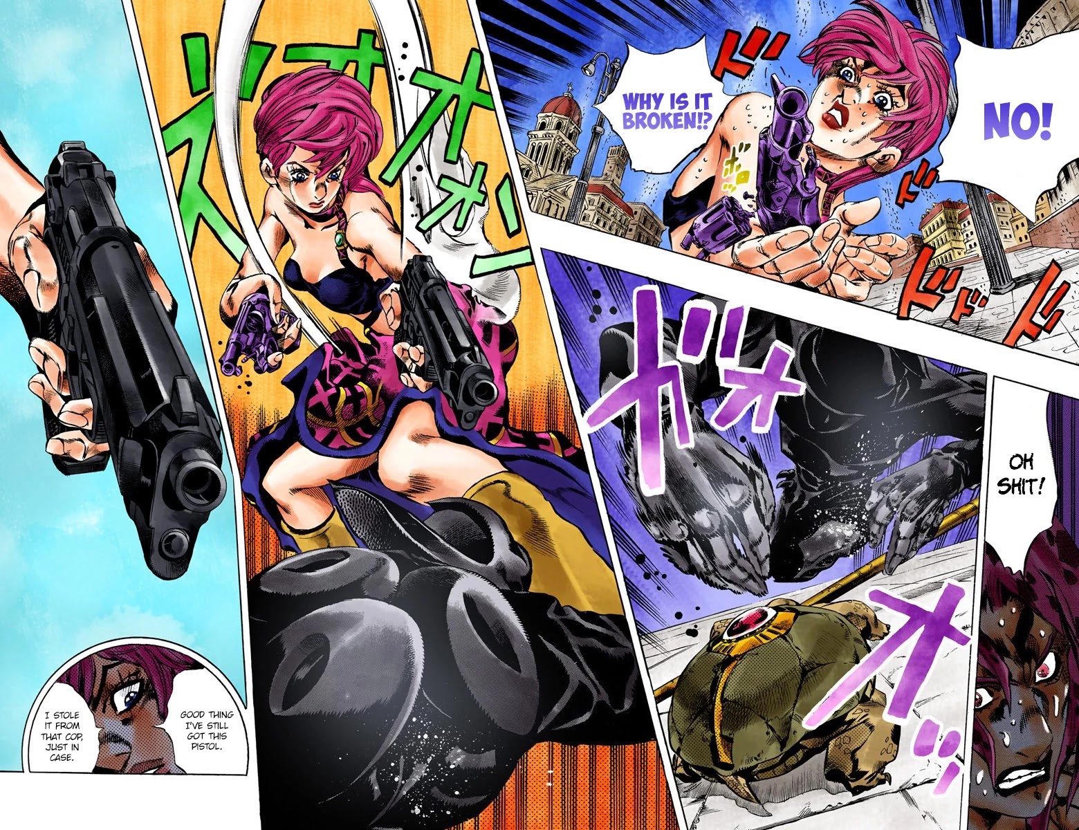 JoJo's Bizarre Adventure Part 5 - Vento Aureo (Official Colored) chapter 140 page 3