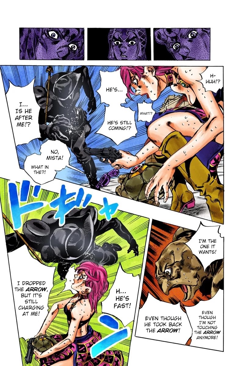 JoJo's Bizarre Adventure Part 5 - Vento Aureo (Official Colored) chapter 140 page 6