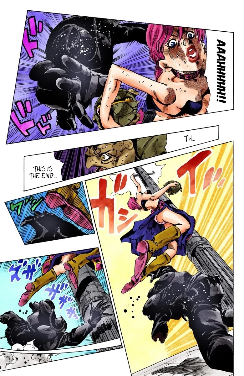 JoJo's Bizarre Adventure Part 5 - Vento Aureo (Official Colored) chapter 140 page 9