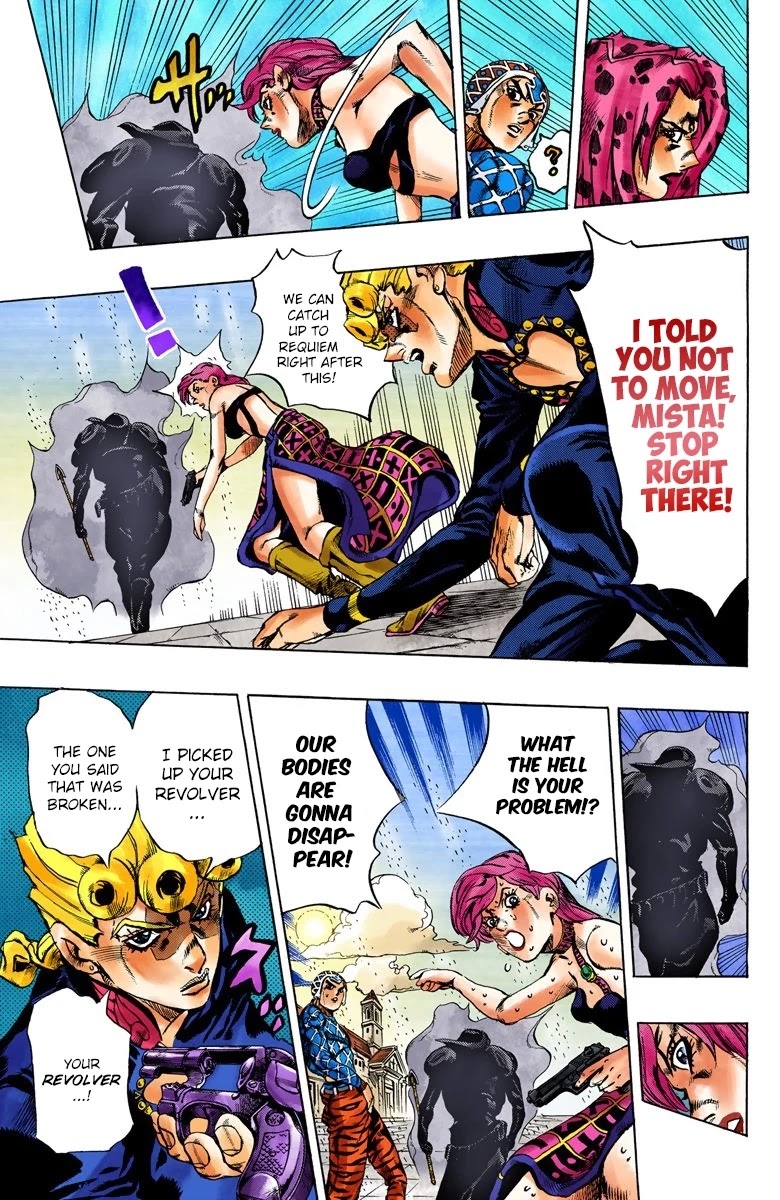 JoJo's Bizarre Adventure Part 5 - Vento Aureo (Official Colored) chapter 141 page 10