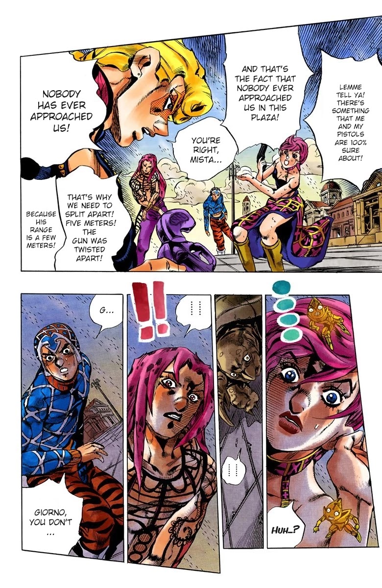 JoJo's Bizarre Adventure Part 5 - Vento Aureo (Official Colored) chapter 141 page 14