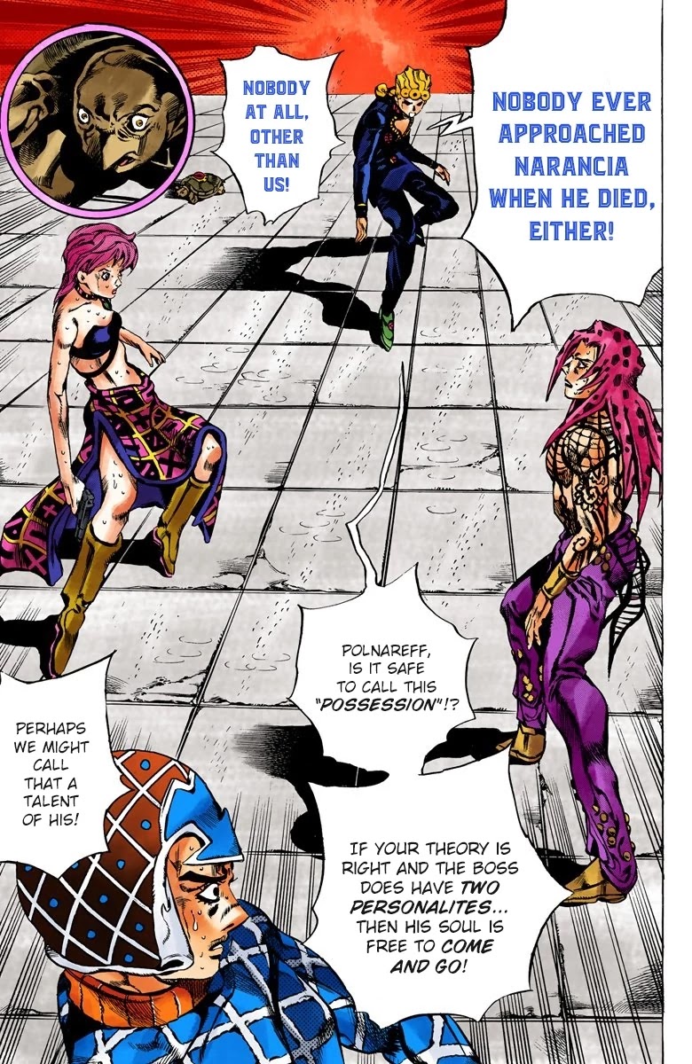 JoJo's Bizarre Adventure Part 5 - Vento Aureo (Official Colored) chapter 141 page 15