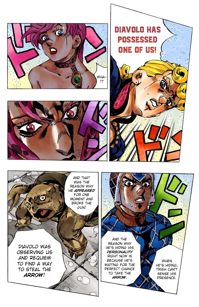 JoJo's Bizarre Adventure Part 5 - Vento Aureo (Official Colored) chapter 141 page 16