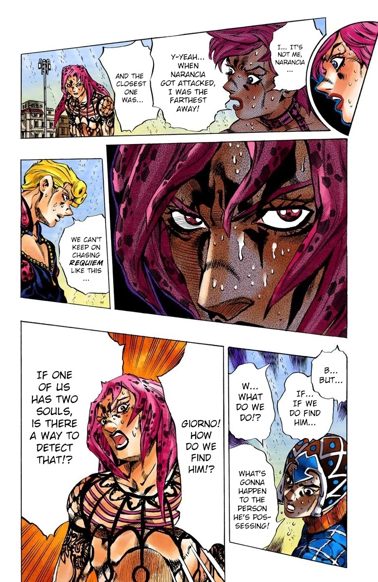 JoJo's Bizarre Adventure Part 5 - Vento Aureo (Official Colored) chapter 141 page 18