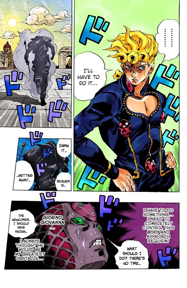 JoJo's Bizarre Adventure Part 5 - Vento Aureo (Official Colored) chapter 141 page 19