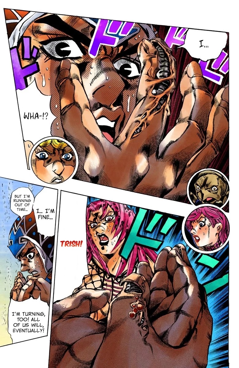 JoJo's Bizarre Adventure Part 5 - Vento Aureo (Official Colored) chapter 141 page 4