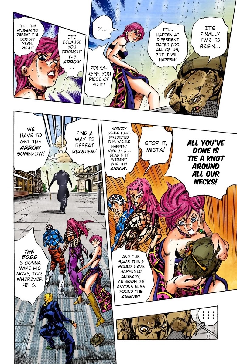 JoJo's Bizarre Adventure Part 5 - Vento Aureo (Official Colored) chapter 141 page 5