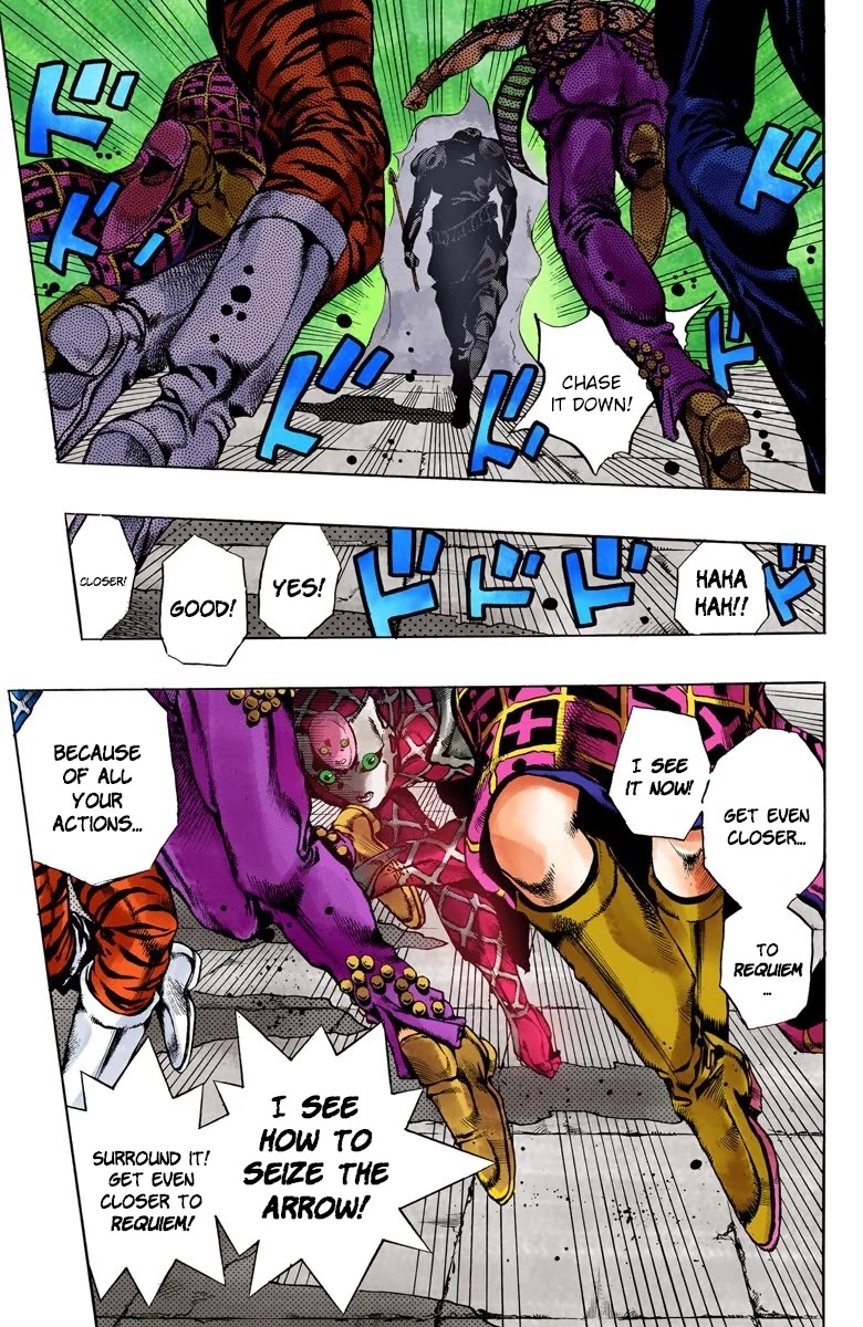 JoJo's Bizarre Adventure Part 5 - Vento Aureo (Official Colored) chapter 141 page 6